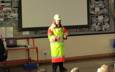 The importance of crossing the road safely!